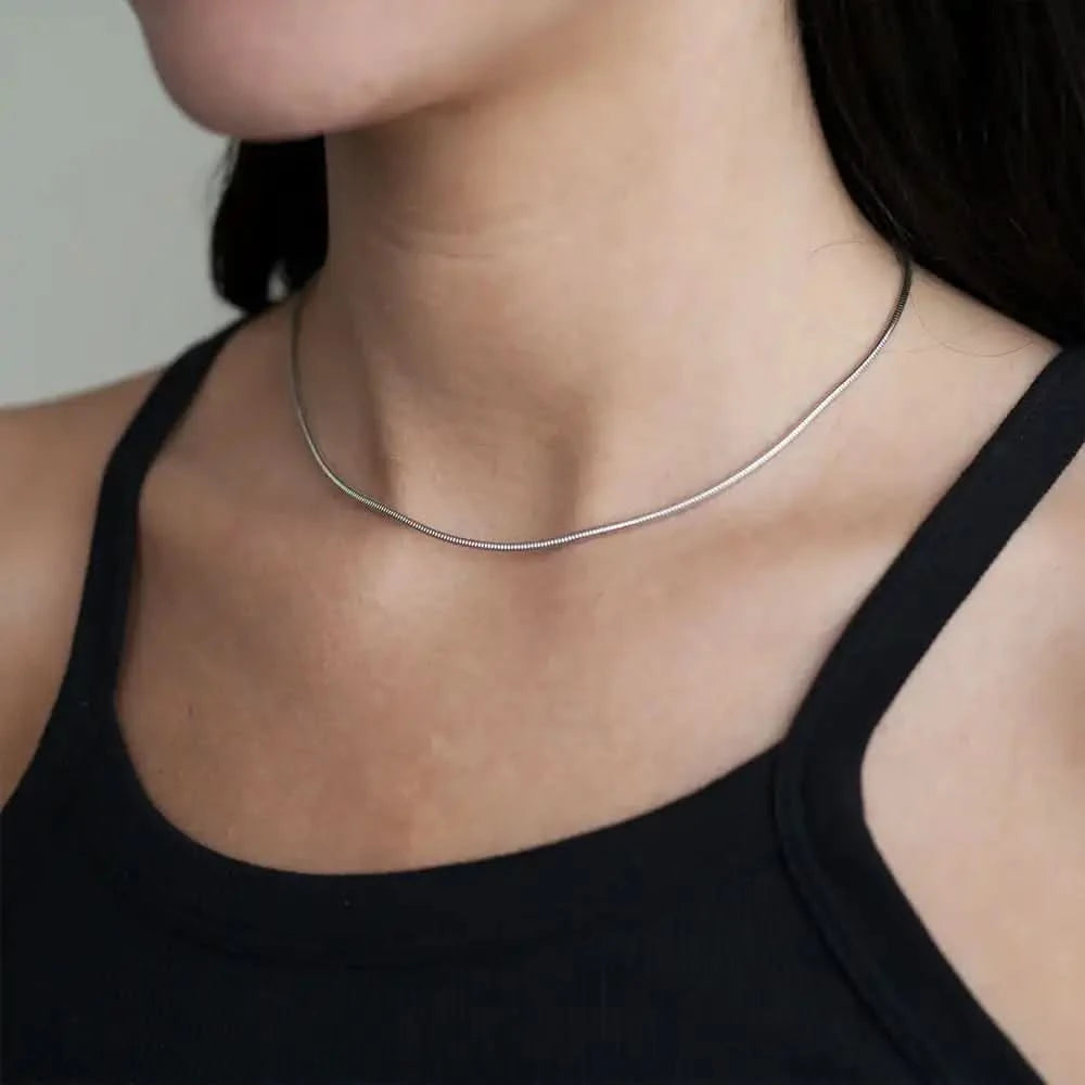 Oro - Collier Unisexe Chaîne Serpent 4NewGen.