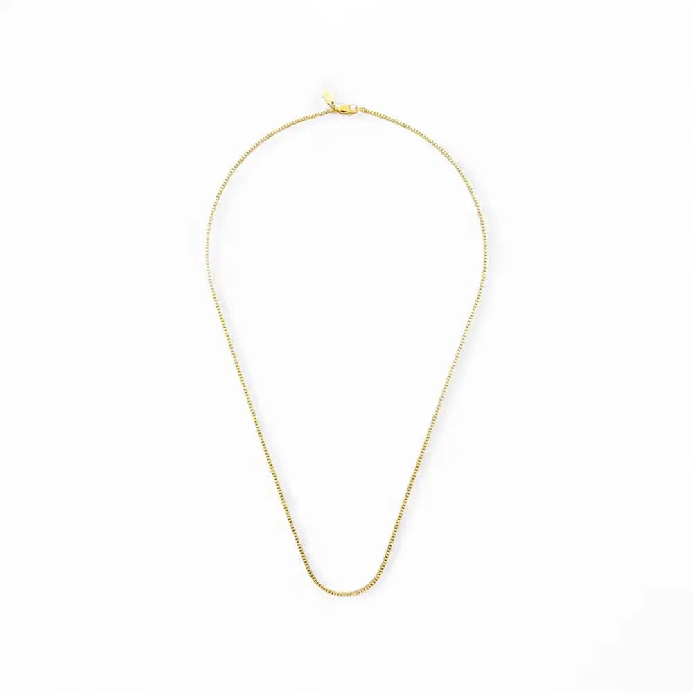 Ares - Collier Box Chain Homme Acier Titane 4NewGen.