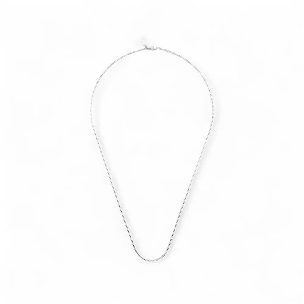 Ares - Collier Box Chain Homme Acier Titane 4NewGen.