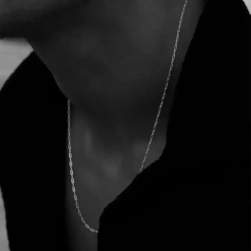 Nero - Collier Homme Chaîne Trombone 2MM Plaqué or - 4NewGen