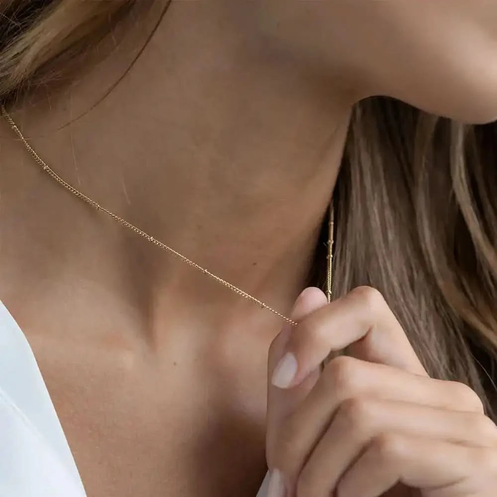 Vela - Collier Ras-du-Cou Acier Doré 4NewGen.