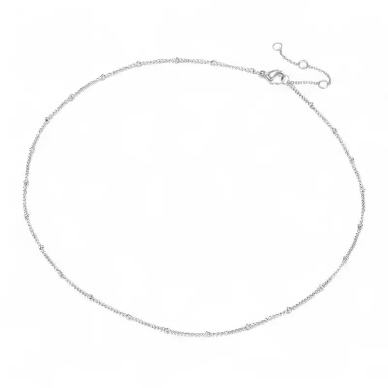 Vela - Collier Ras-du-Cou Acier Doré 4NewGen.