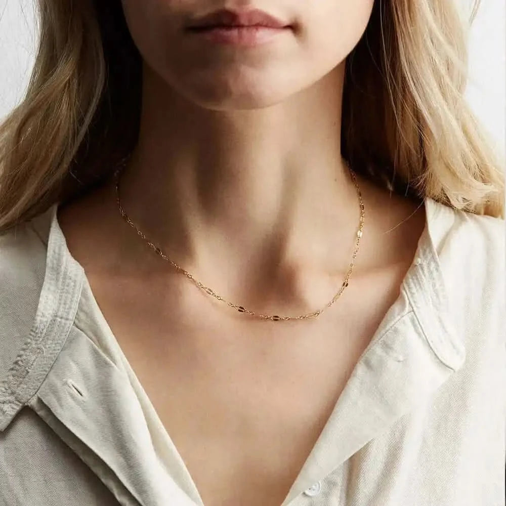 Syra - Collier Personnalisable en Acier, Superposition Élégante - 4NewGen