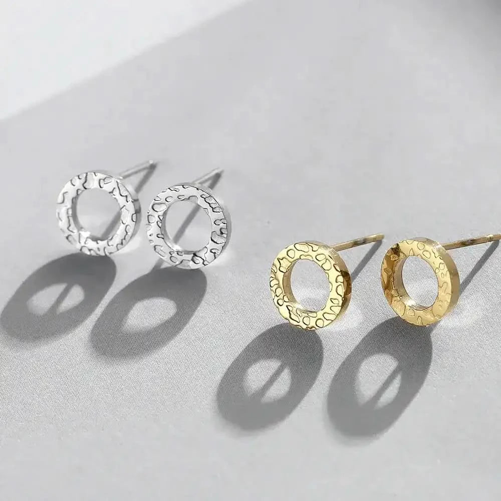 Lyssa - Boucles d'Oreilles Acier Petits Modèles Tendance - 4NewGen