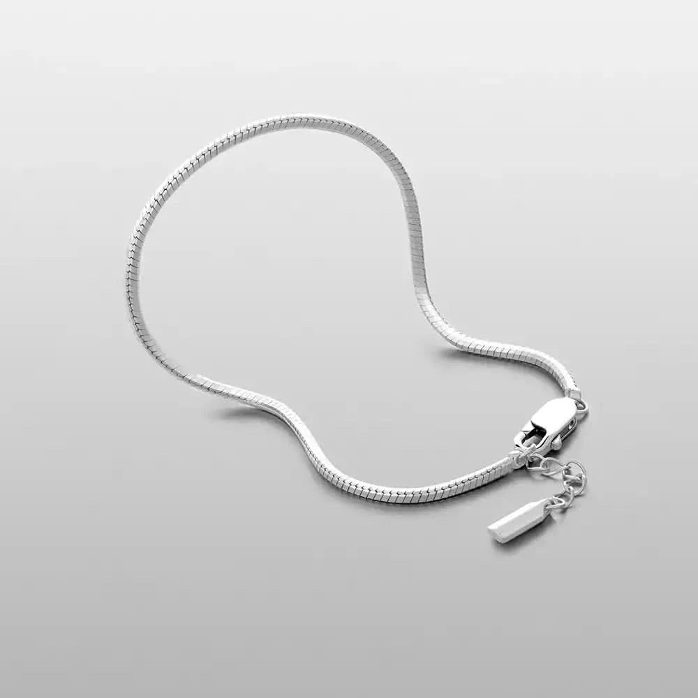 EDGE - Bracelet Acier Biseauté Argent 4NewGen.